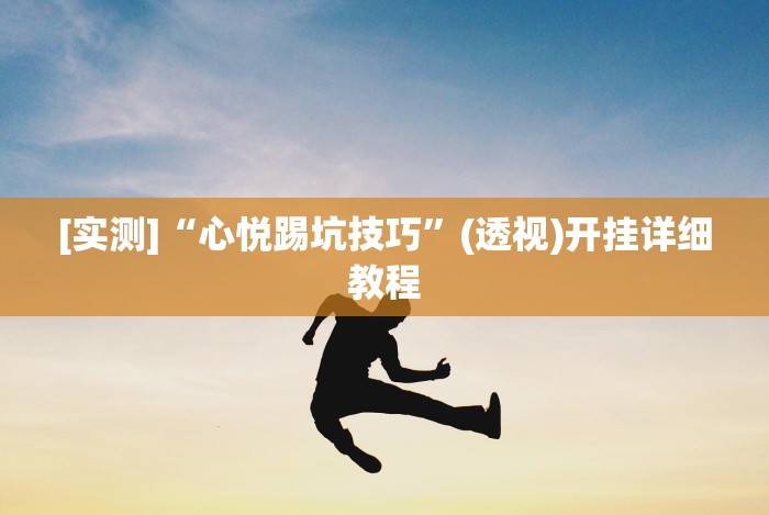 [实测]“心悦踢坑技巧”(透视)开挂详细教程
