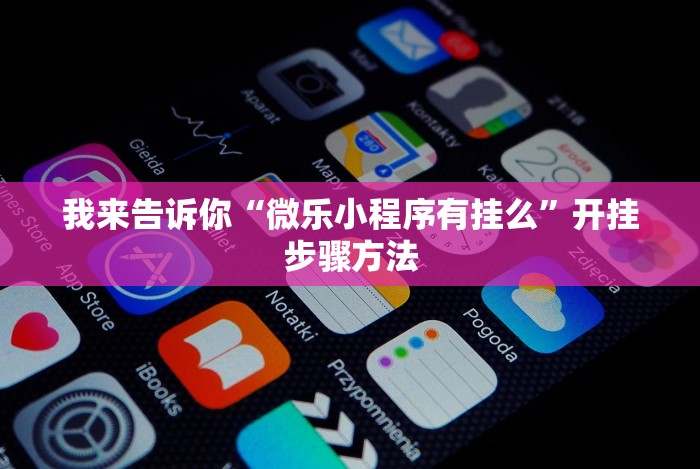 我来告诉你“微乐小程序有挂么”开挂步骤方法 我来告诉你“微乐小程序有挂么”开挂步骤方法