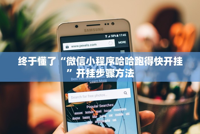 终于懂了“微信小程序哈哈跑得快开挂”开挂步骤方法 终于懂了“微信小程序哈哈跑得快开挂”开挂步骤方法