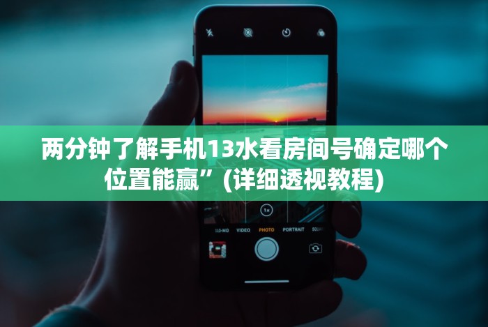 两分钟了解手机13水看房间号确定哪个位置能赢”(详细透视教程)