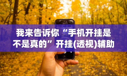 我来告诉你“手机开挂是不是真的”开挂(透视)辅助教程