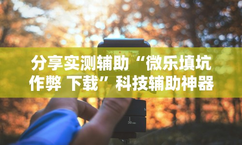 分享实测辅助“微乐填坑作弊 下载”科技辅助神器手机版