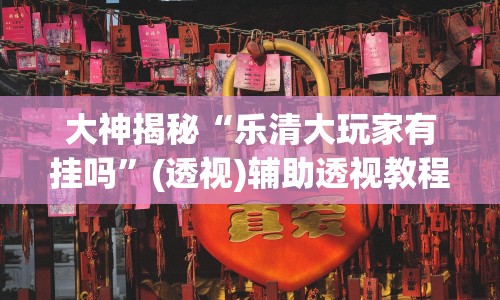 大神揭秘“乐清大玩家有挂吗”(透视)辅助透视教程