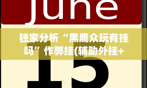 独家分析“黑鹰众玩有挂吗”作弊挂(辅助外挂+