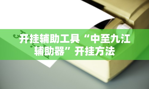 开挂辅助工具“中至九江辅助器”开挂方法