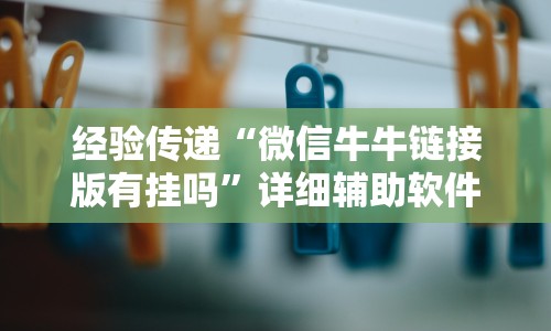 经验传递“微信牛牛链接版有挂吗”详细辅助软件教程